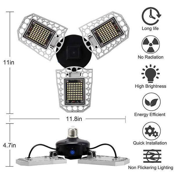 Three-Leaf Garage Light