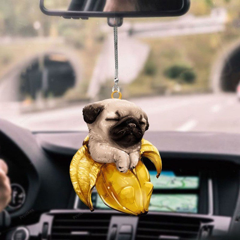 Cat Car Hanging Ornament