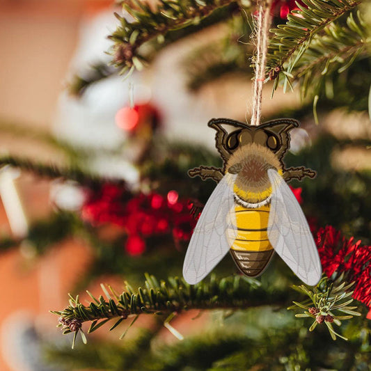 Wooden Bee Brooch🐝