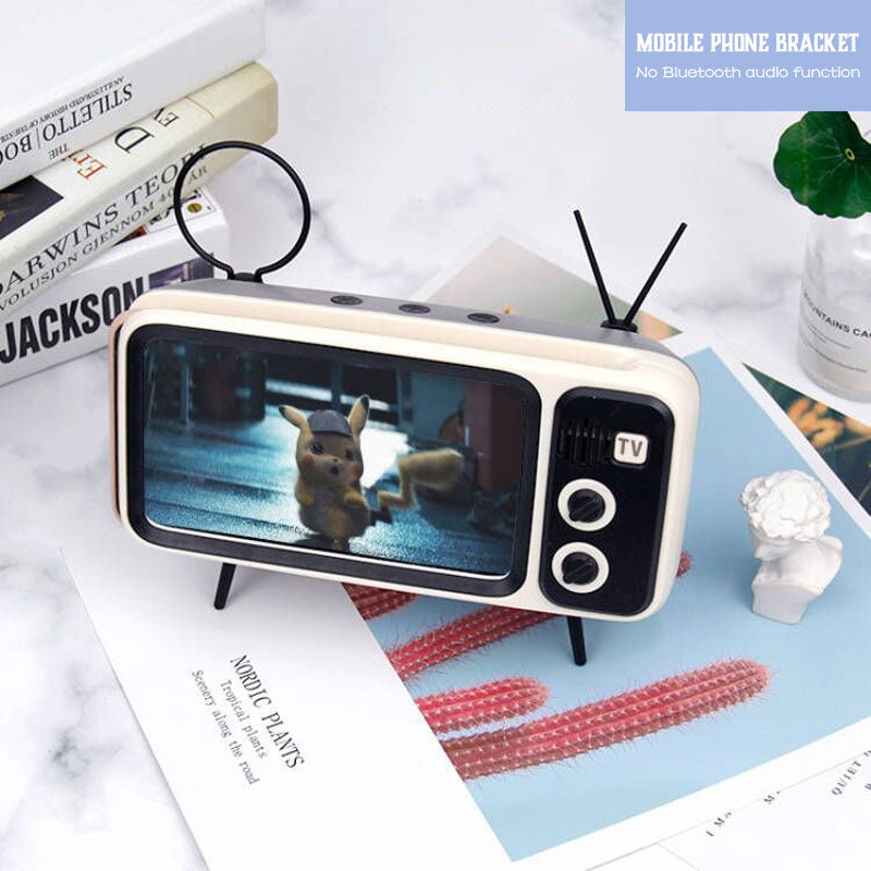 Retro TV BlueTooth Speaker Mobile Phone Holder