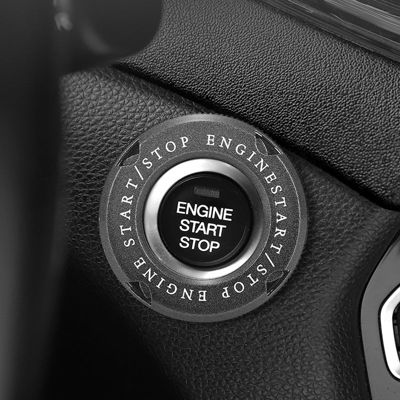 Car One-button Start Button Decoration-Gear