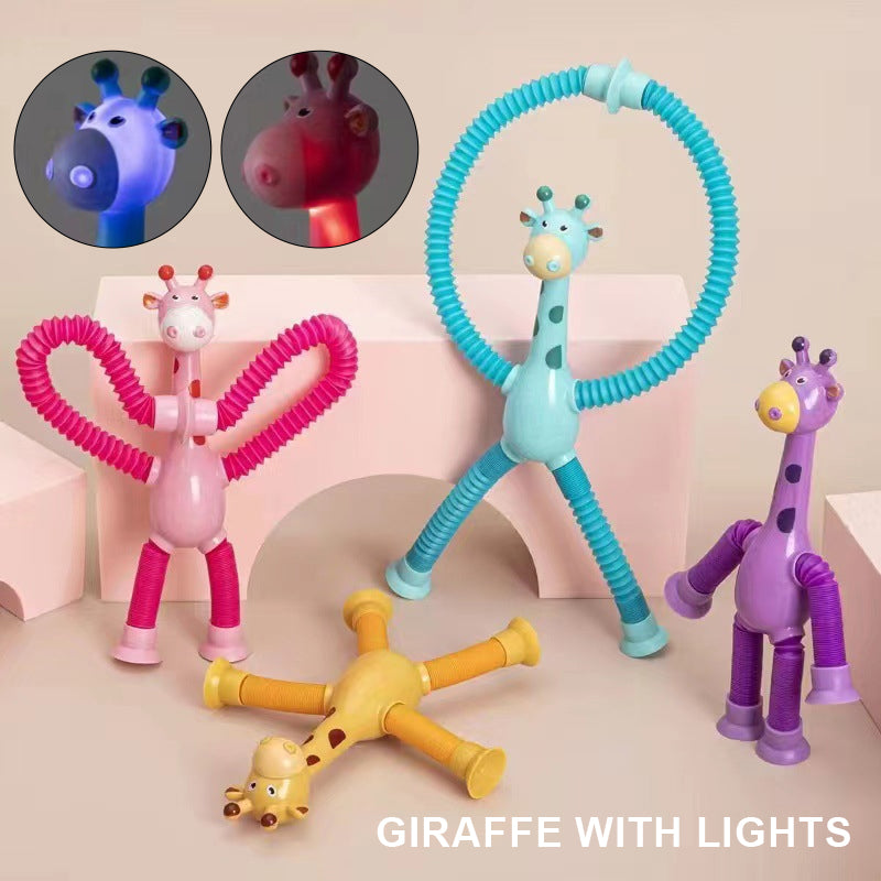 Stretch Tube Giraffe Educational Decompression Toy