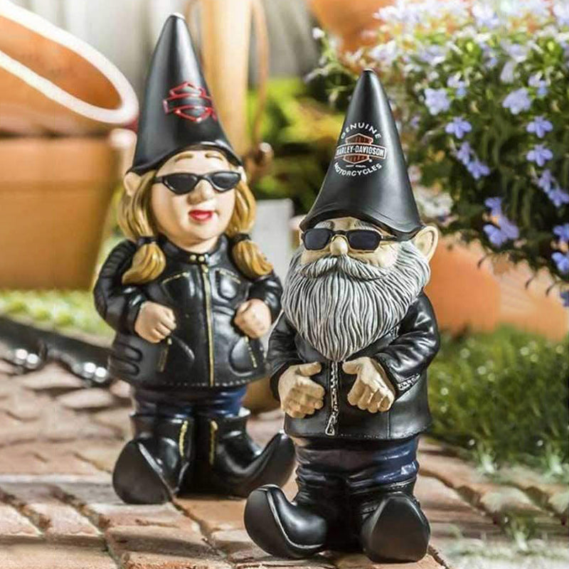 The Harley-Davidson Gnome Statue