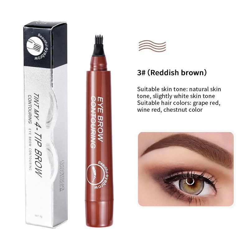 Simulation Four-prong Liquid Eyebrow Pencil