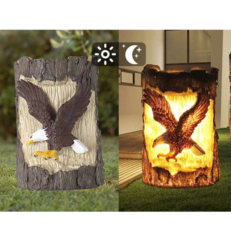 Eagle Figurine Gift Solar Lamp