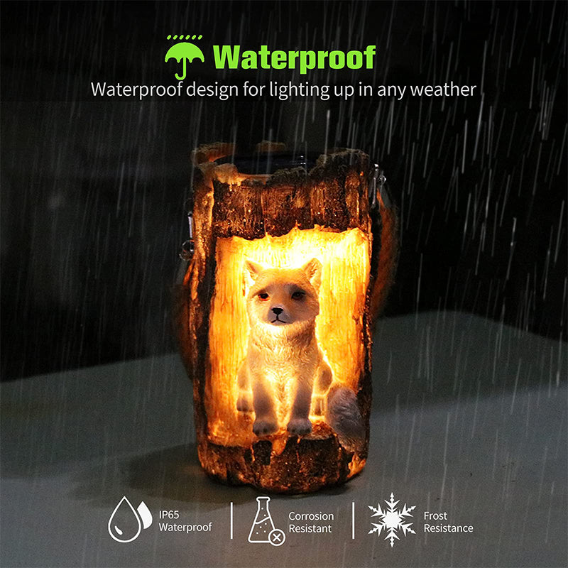 Fox Figurine Gift Solar Lamp