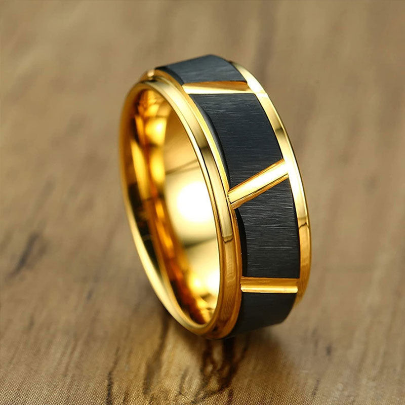 Folbom - Figure Slot Two Tone Ring