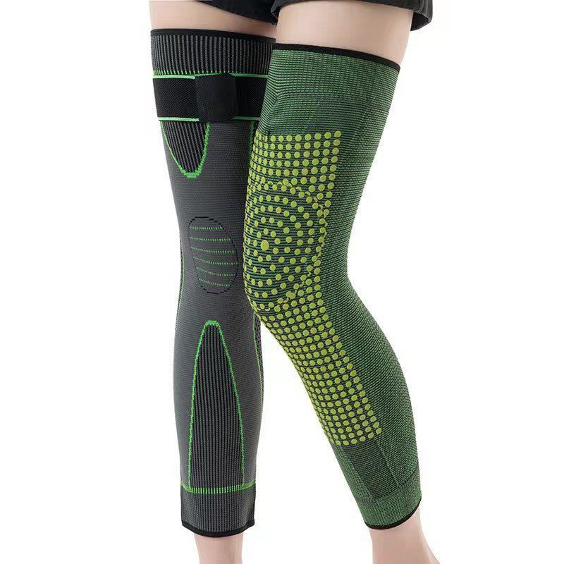 Knit Cycling Long Strap Knee Pads