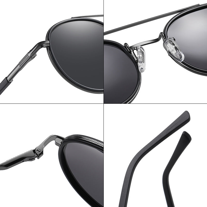 Folbom - Fashion Metal Round Sunglasses