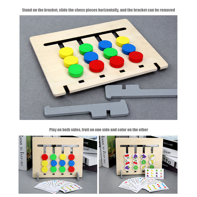 Four-color Fruit Logic Game For Children