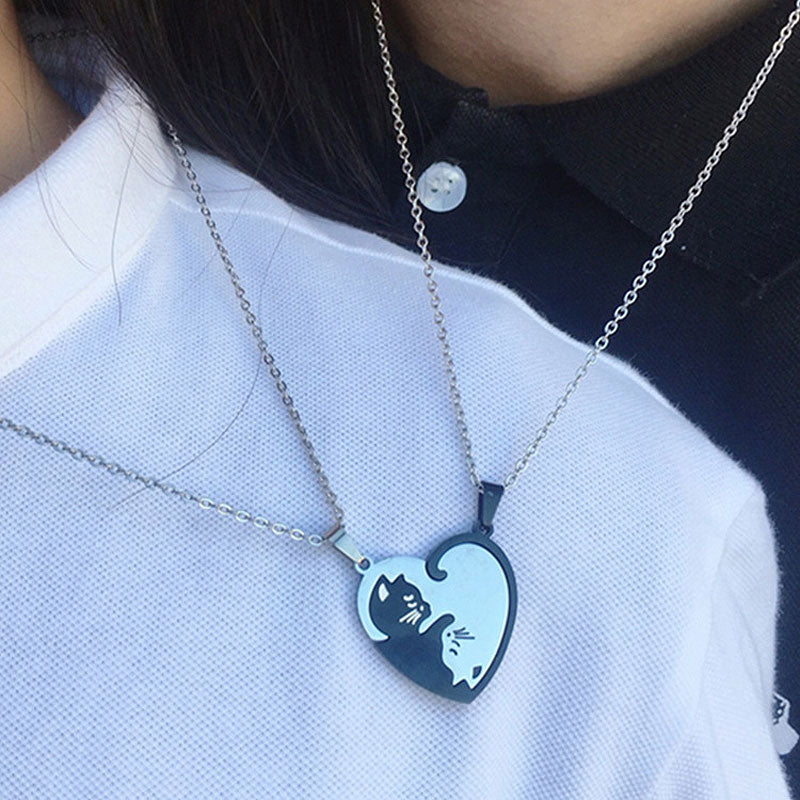 Little Kitty Couple Necklace