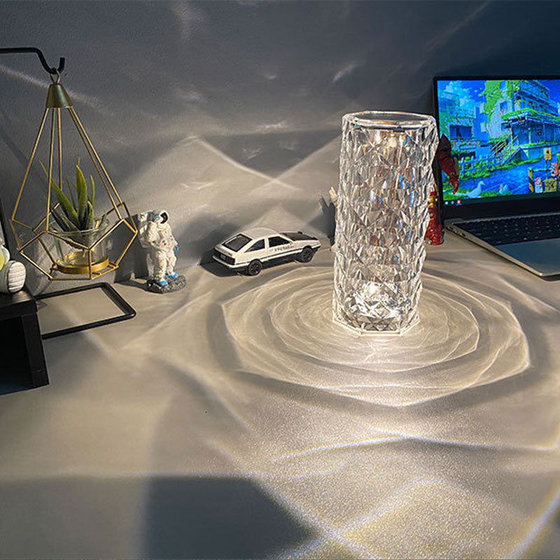 Crystal Rose Changing Led Lamp