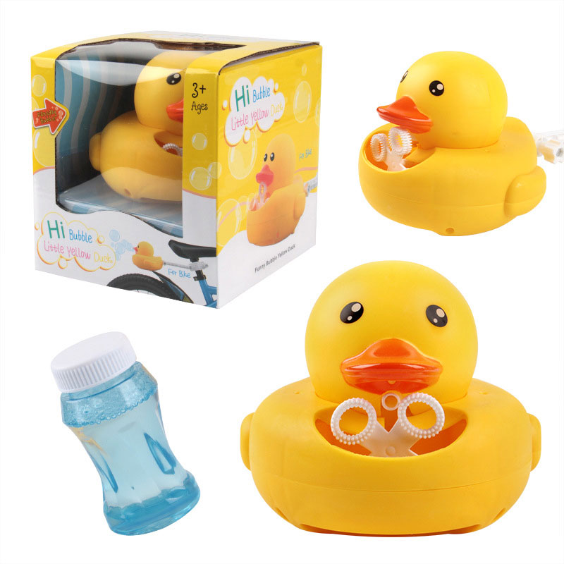 Children's Yellow Duck Bubble Machine