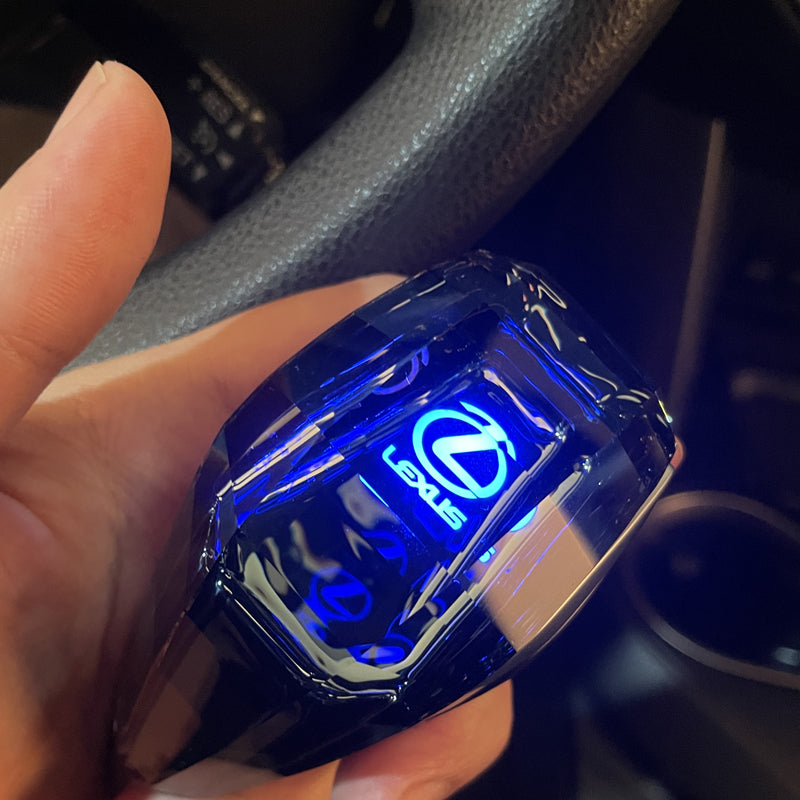 LED Crystal Gear Lever Head for Automobile Refitting