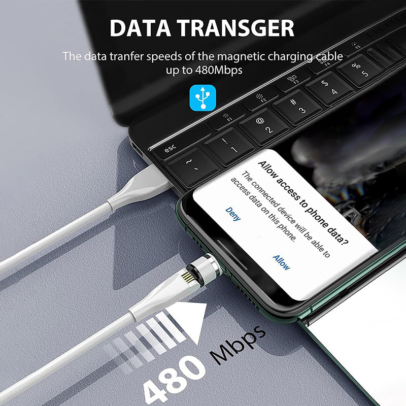 540¡ã Rotation Magnetic Fast Charging Cable