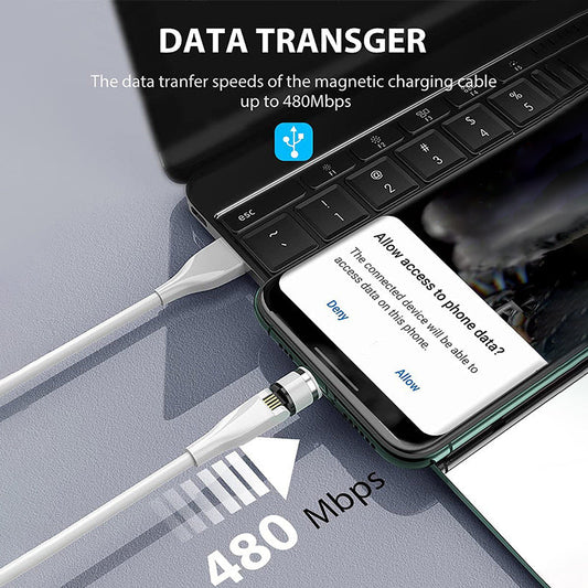 540¡ã Rotation Magnetic Fast Charging Cable