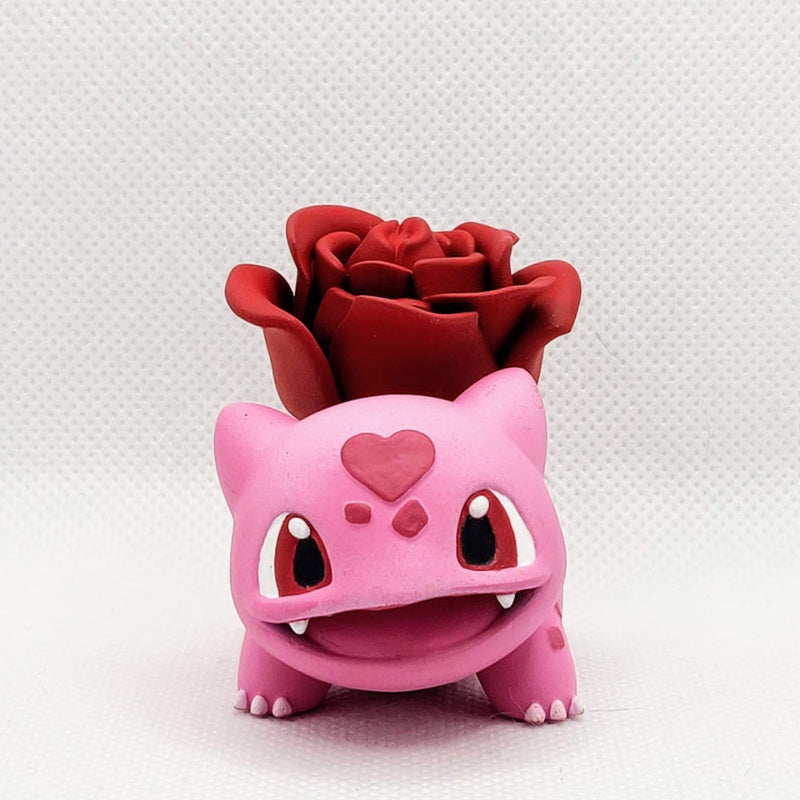 Rose Bulbasaur Valentine Figure