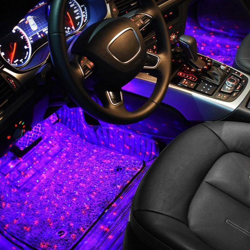 Car Atmosphere Lights Inside The Car USB Charging Colorful Led Decorative Lights