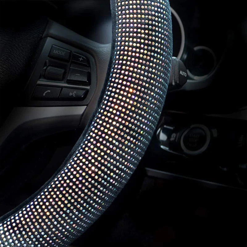 Rhinestone Steering Wheel Cover