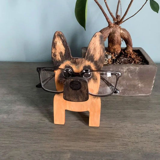 German Shepherd Glasses Stand