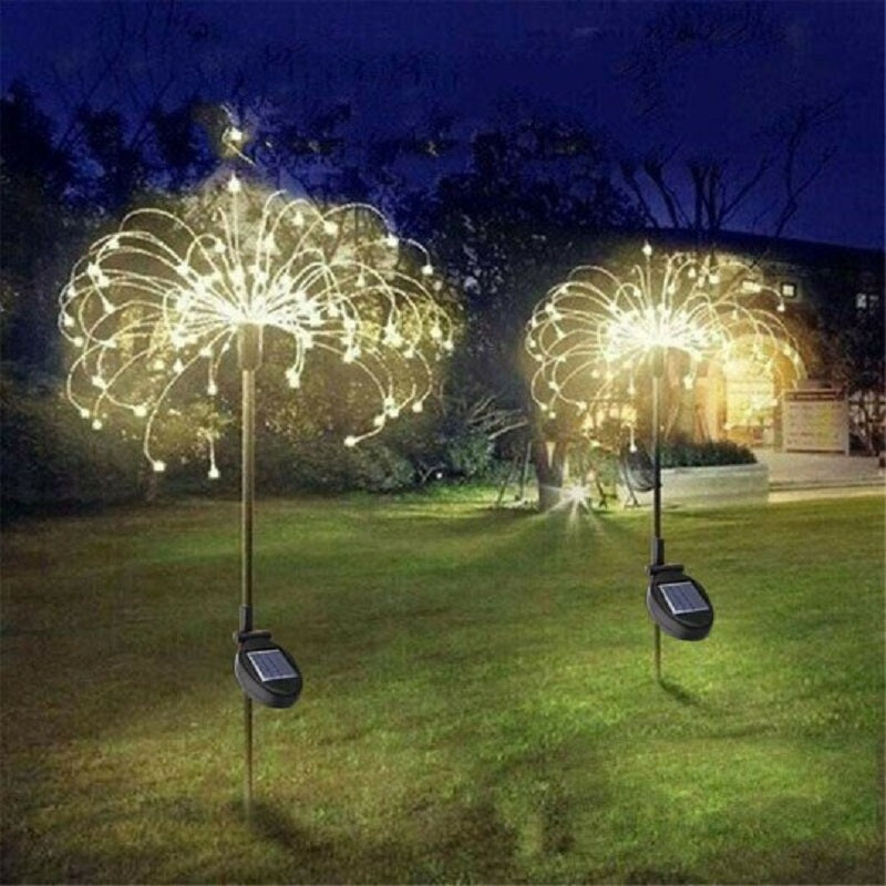 Waterproof Solar Garden Fireworks LED Lamp💡