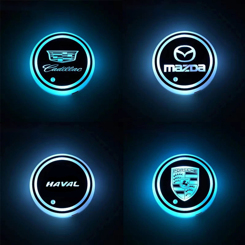 Car LED Cup Holder Lights