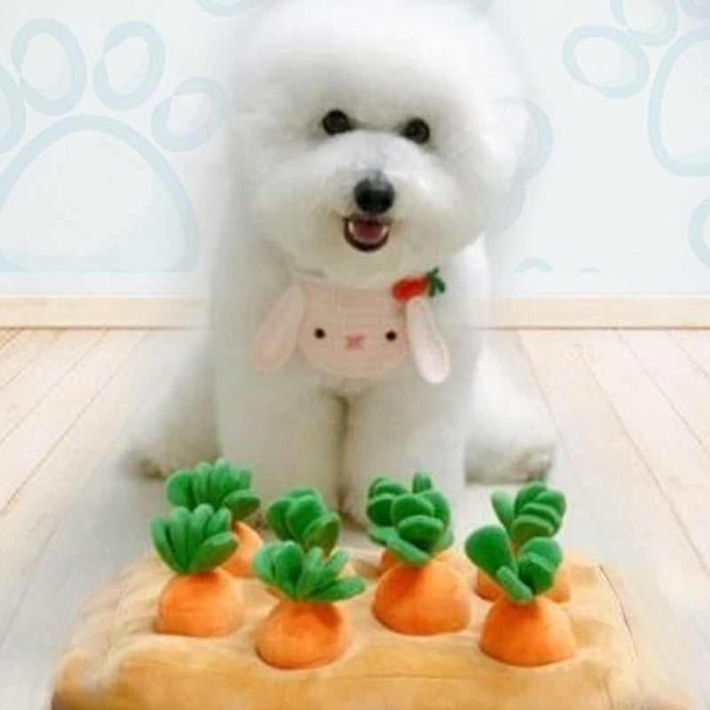 Carrot Plushie - Enriches Your Dog's Life