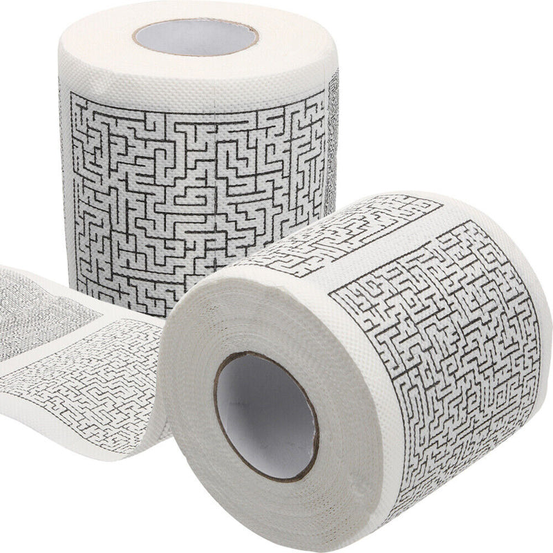 Printed Roll Maze Tissue