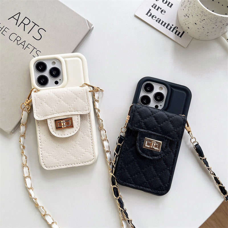 Diagonal Chain Phone Case