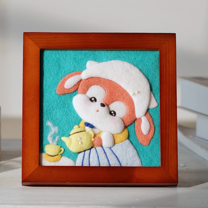 DIY Famous Painting Wool Felt