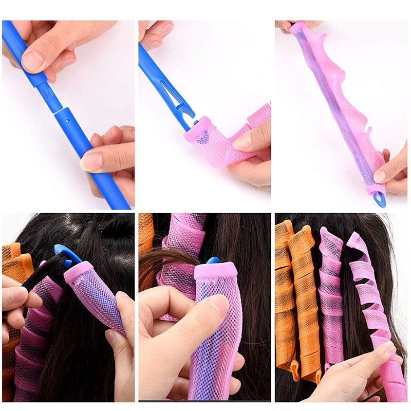 DIY No Heat Hair Curlers