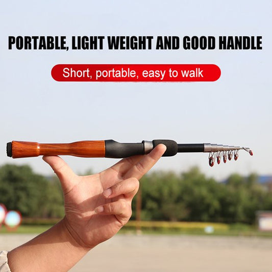 Straight Handle Portable Lure Rod