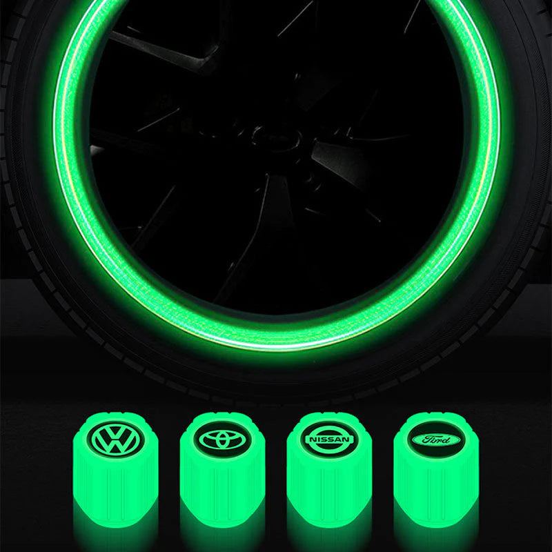 Car Tire Luminous Valve Cap（4 Pcs）