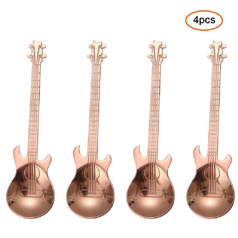 🎸Guitar Spoons Coffee Teaspoon Set (4 pcs)