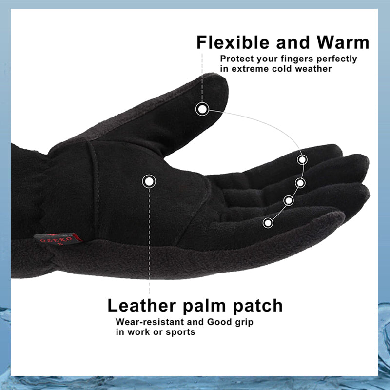 Deerskin Warm And Cold Ski Gloves