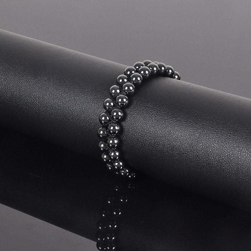 Double Layer Hematite Bracelet