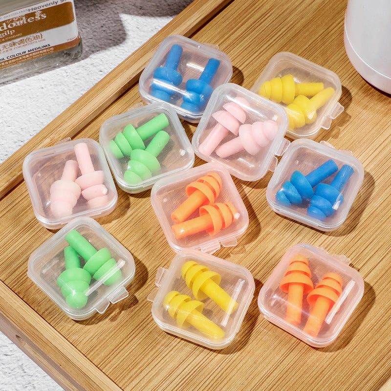 Spiral Solid Silicone Ear Plugs