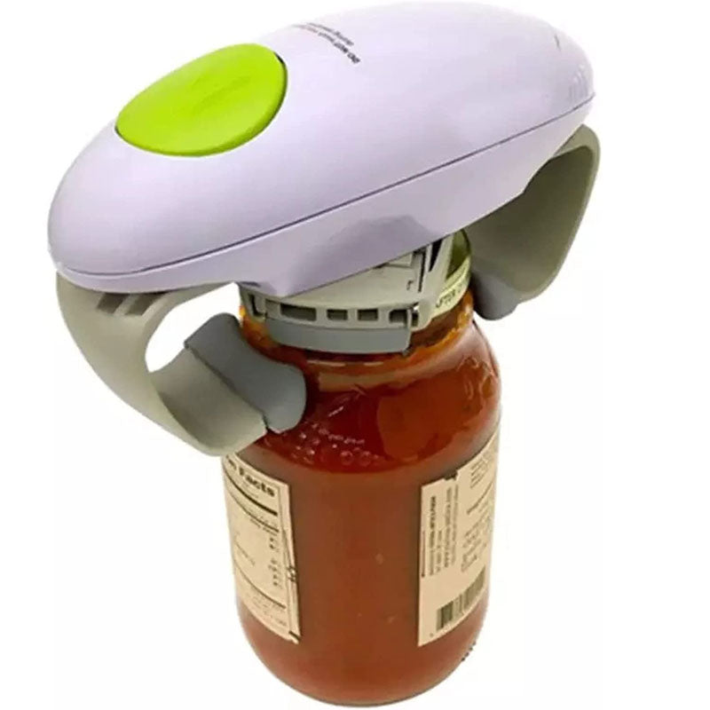 Binaural One Button Can Opener