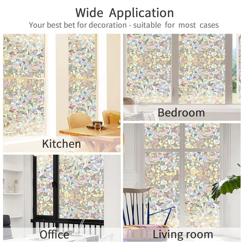 Colorful Glue-free Electrostatic Glass Film