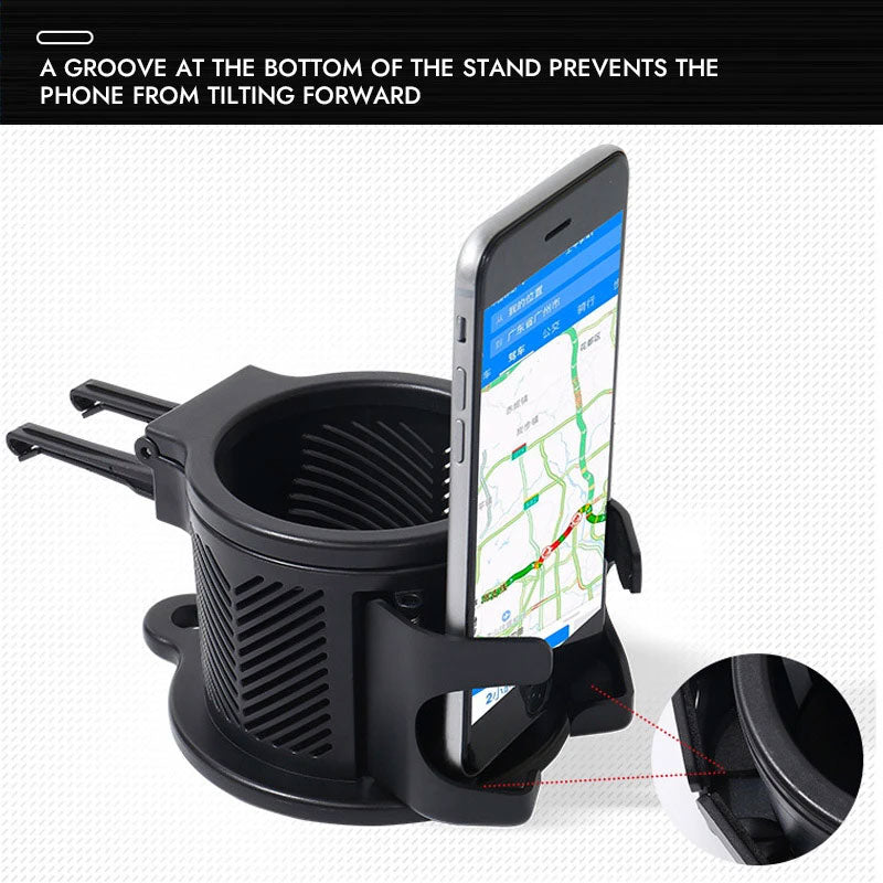 2-in-1 car cup holder