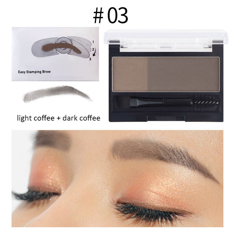 Lazy Two-color Eyebrow Powder