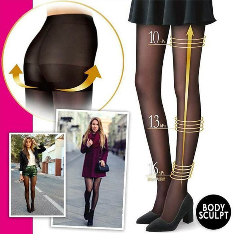 Fleece Lined Translucent Tights