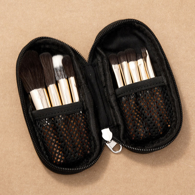 Mini Travel Bag With 9 Brush Sets