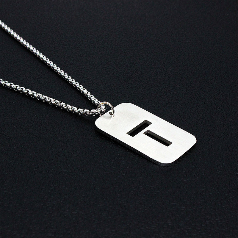 Folbom- 24 Cutout Letter Necklaces