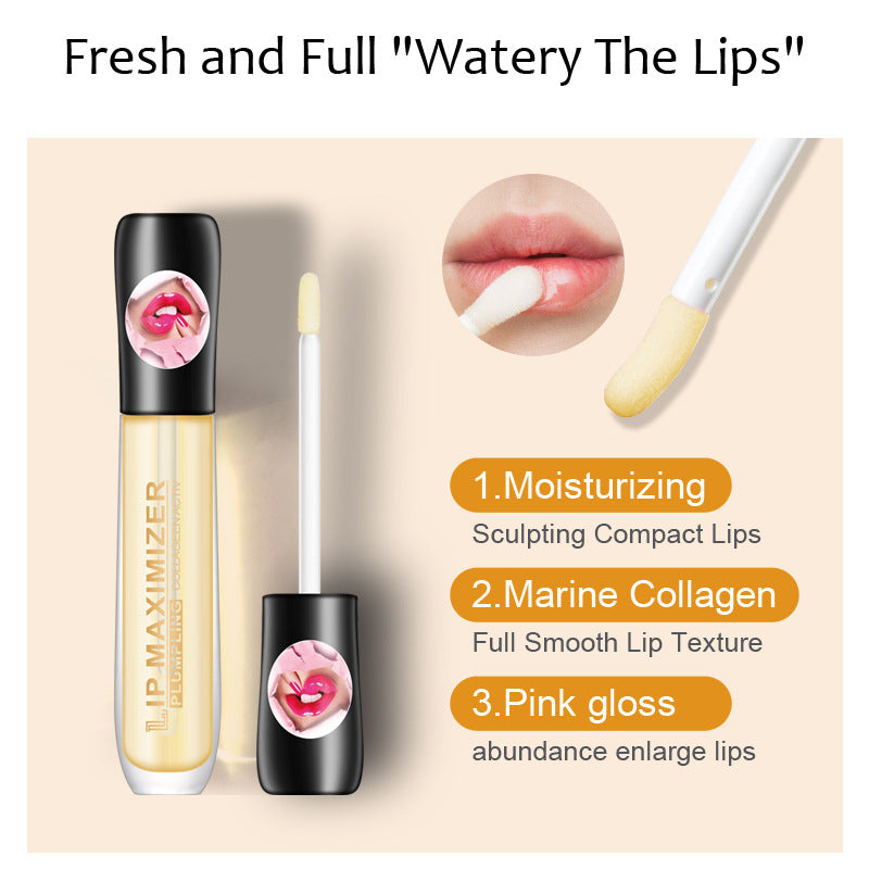 Transparent Lip Plumping Oil Moisturizing And Lightening Lip Lines