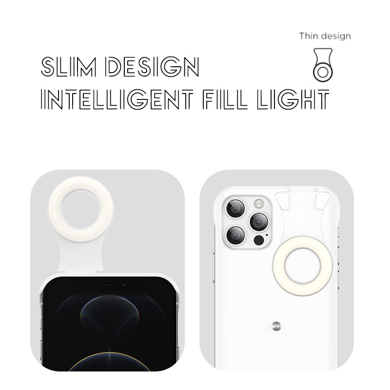 Fill Light Selfie Beauty Ring Flash Mobile Phone Case