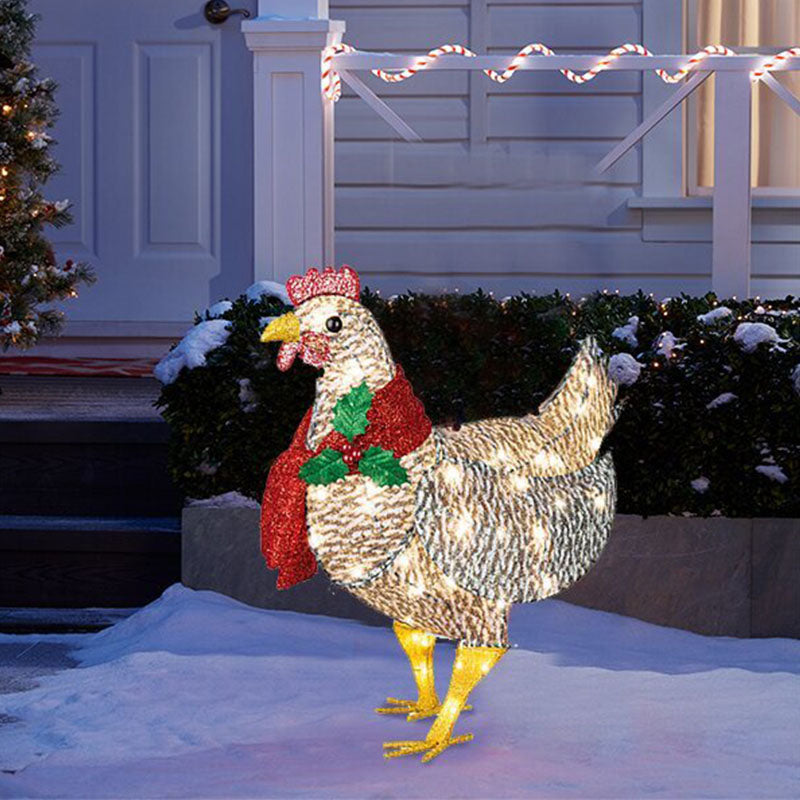 Light-up Chicken with Scarf🐓