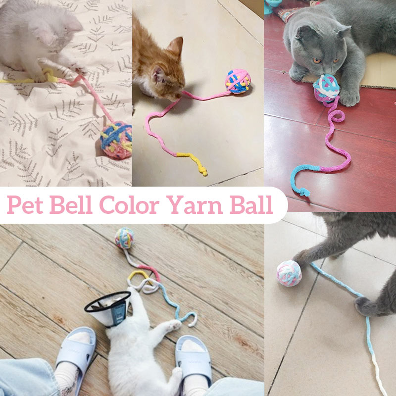 Pet Bell Color Yarn Ball