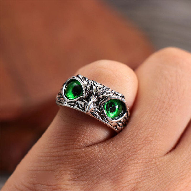 Owl Eye Vintage Statement Jewelry Ring