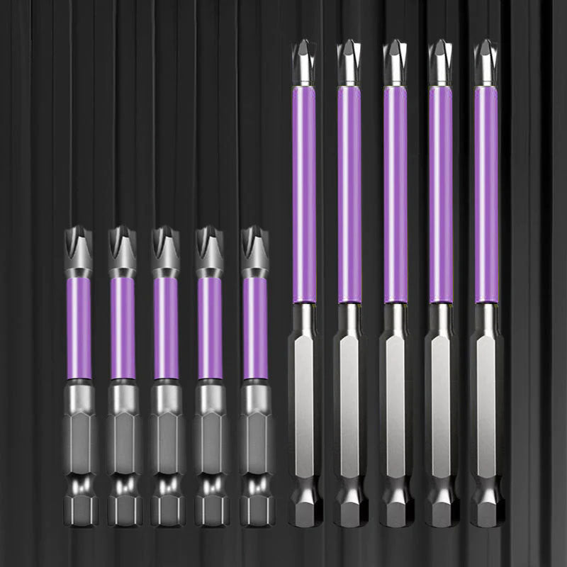 Cross And Slotted Screwdriver Bits For Electricians